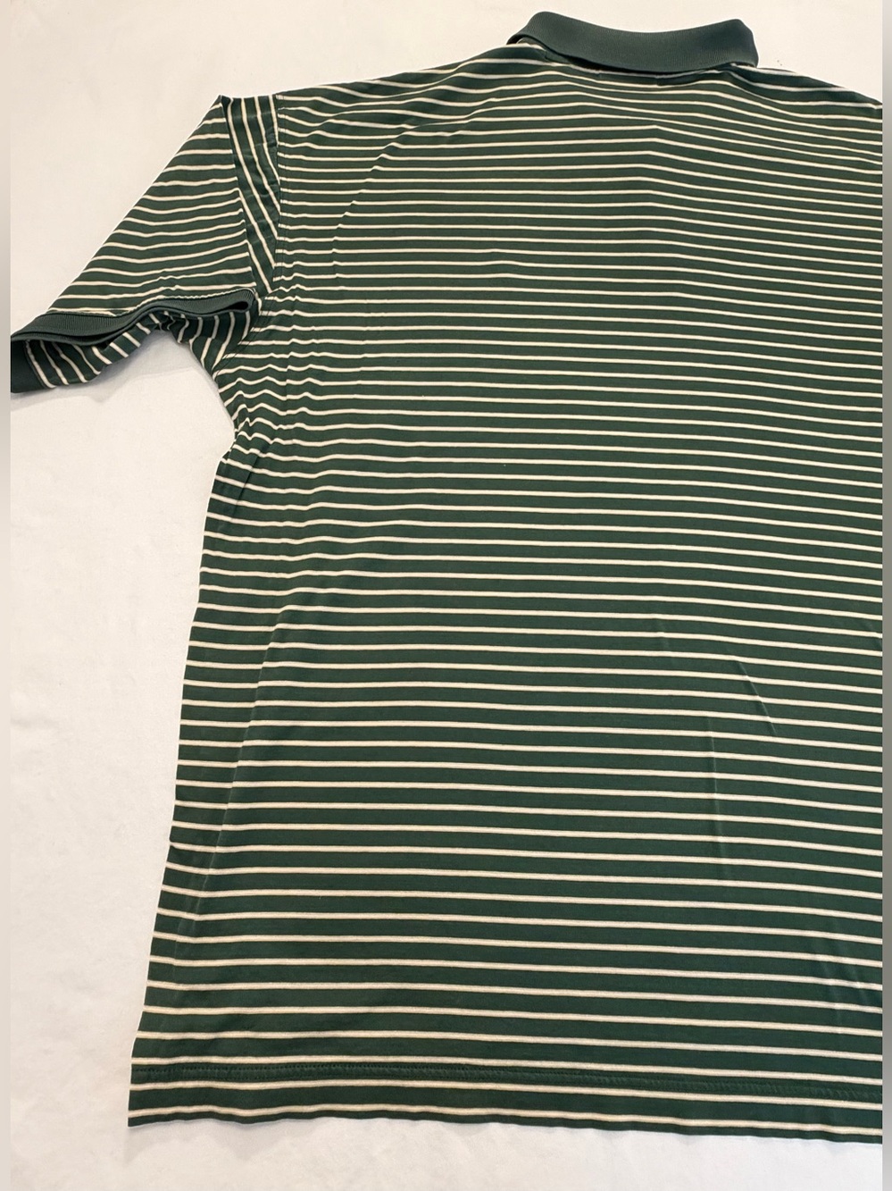 Vintage Masters Clubhouse Collection Green Striped Polo Shirt Original Logo - Picture 8 of 14